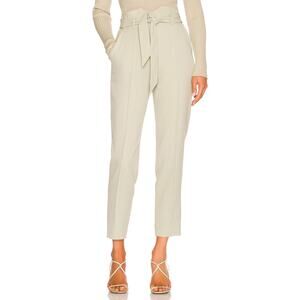 Simkhai 'Remington' White Crepe Tapered Pant Size 4